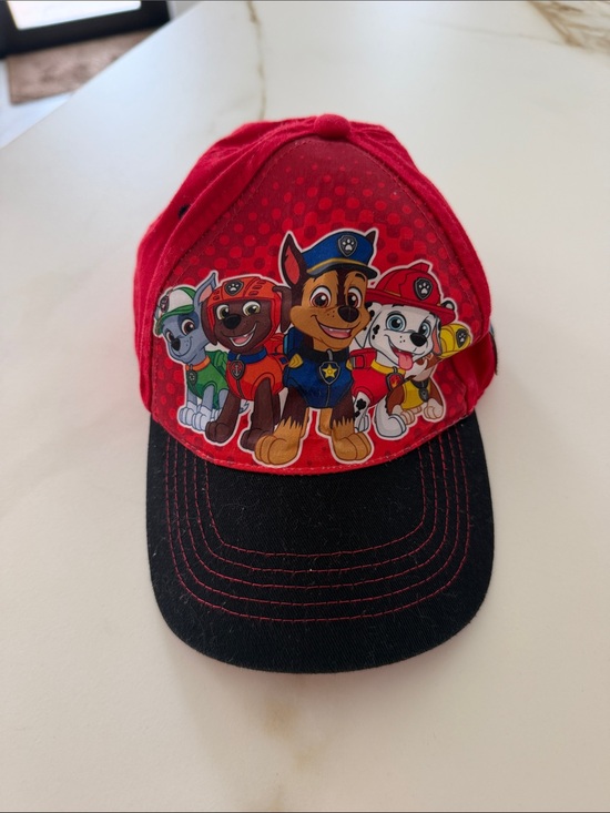Paw Patrol Other - Paw Patrol Red Cap with Black Visor and Character Front